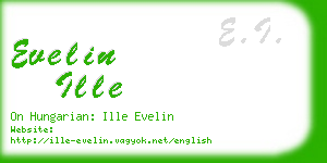 evelin ille business card